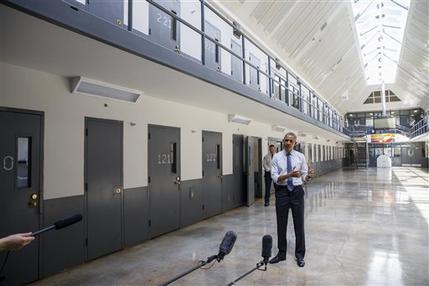 Obama First President to Visit Prison