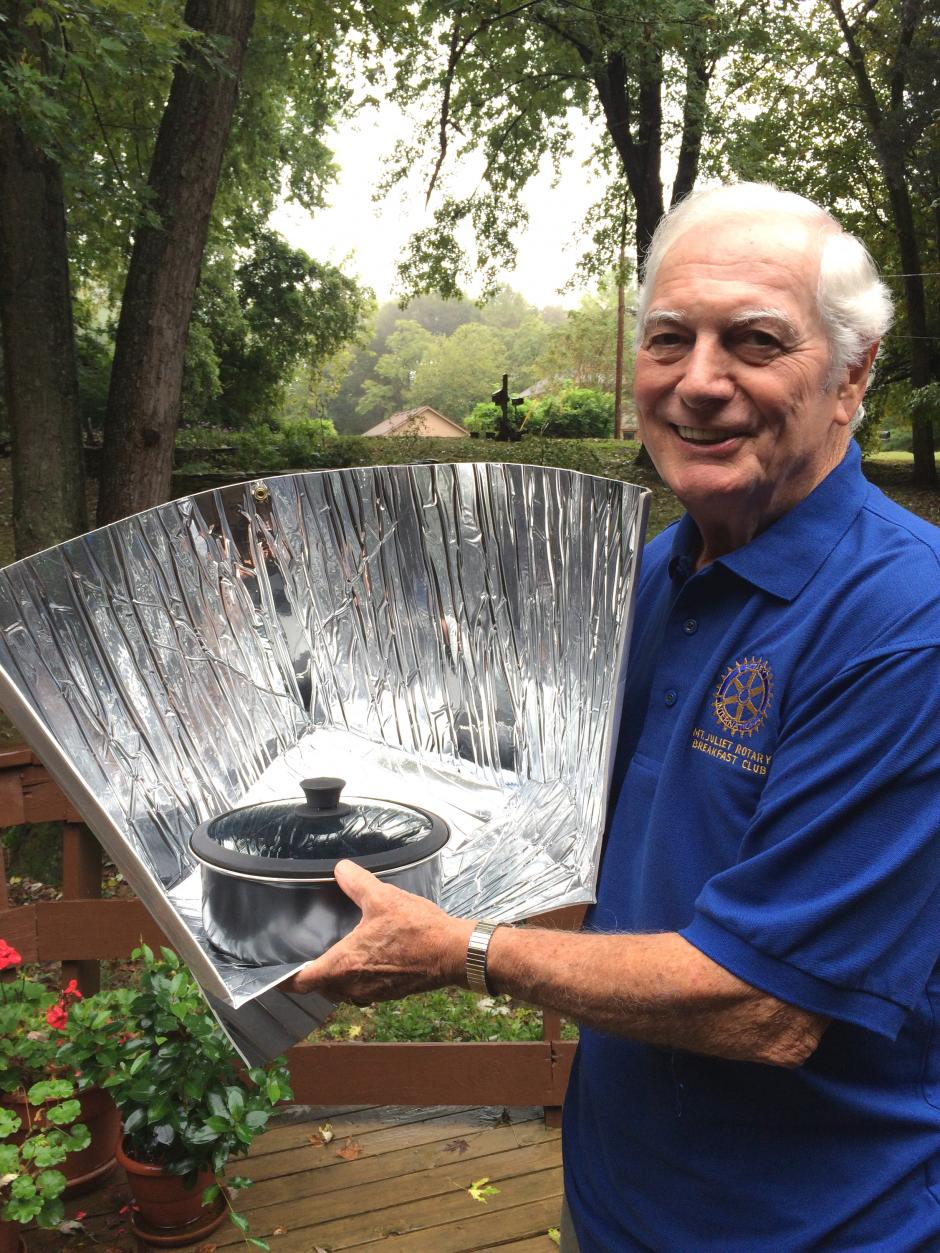 Mt Juliet Man Travels to Africa with Solar Oven