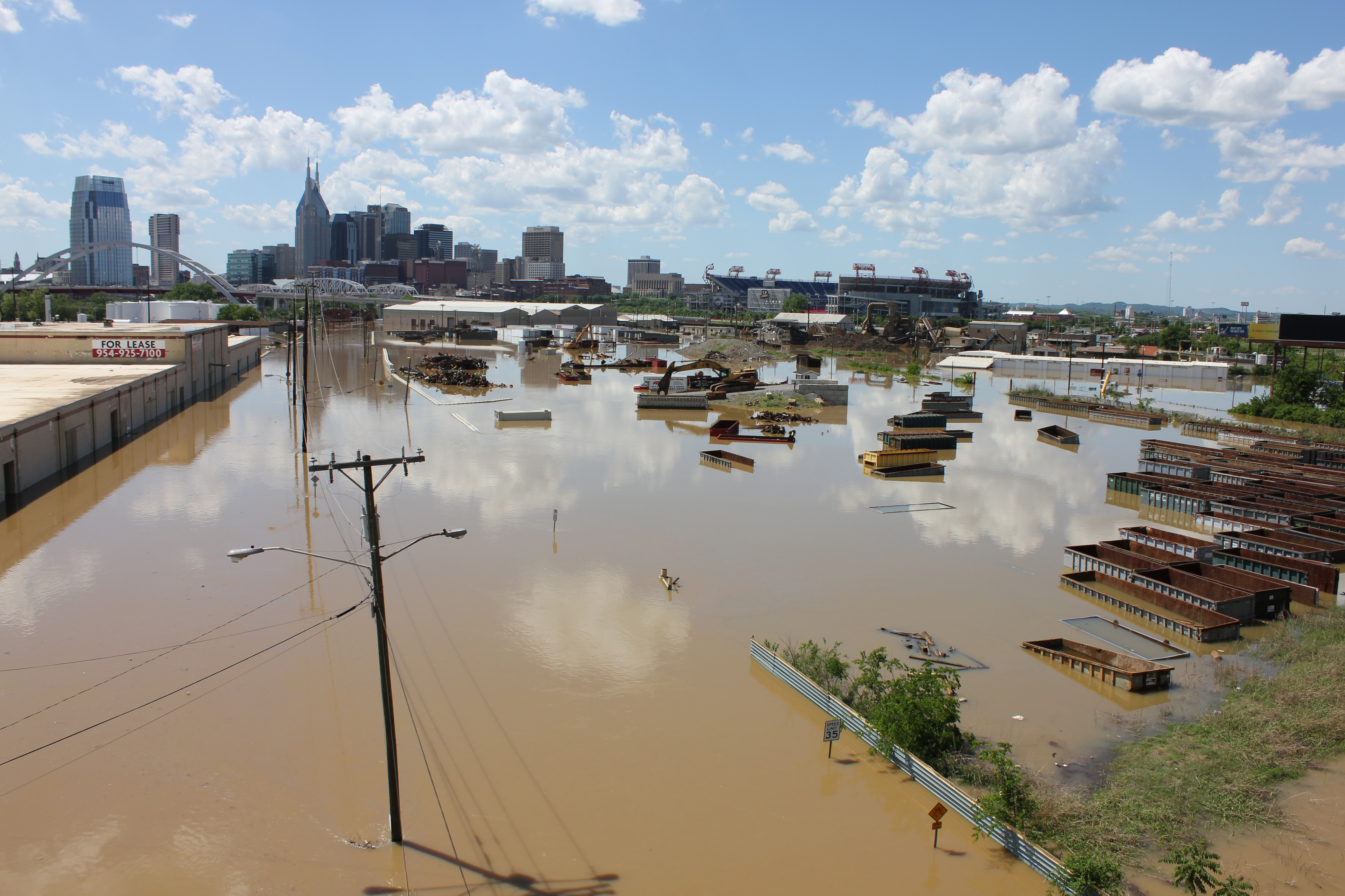 Texas Flooding Causes Reflection in Nashville
