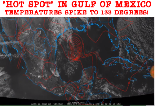 Something Incredibly Strange Is Going On In The Gulf Of Mexico As Temperatures Hit 130+ Degrees Repeatedly In One Location – Is Long Dormant Volcano Awakening Or Just A Bizarre Anomaly?